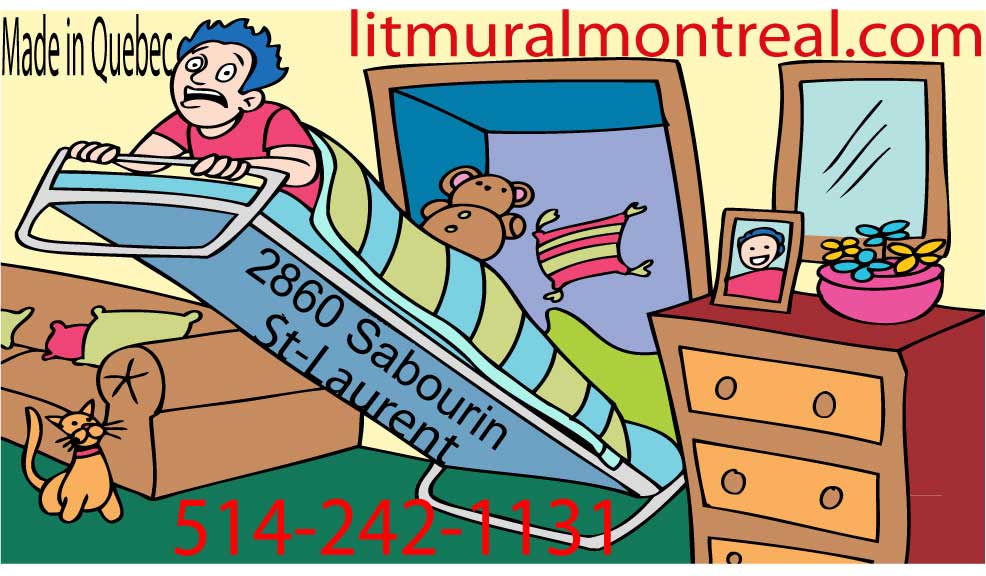 lit mural montreal -lit escamotable montreal - - Montreal- Laval
